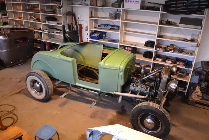 31 roadster kaross på ett orginalchassie med sida levererad till Norge